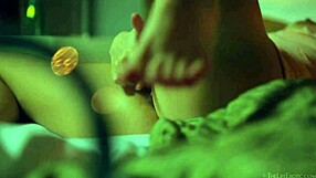 I feel my puffy nipples while masturbating hard.