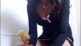 Plastic passion, fucking those fake tits in submissive lesbian sex, so sexy and fetishistic.