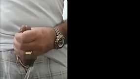 Old Man Unleashes Big Sperm