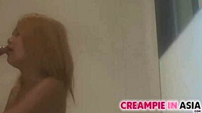 Hey, this guy just creampied a gorgeous blonde Japanese chick! 😍