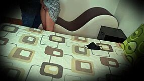 hidden camera catches colombian university couple with perfect bodies riding