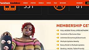 Ebony Goddess Gogo Fukme Dances Seductively for Ass Worshiping Fetish