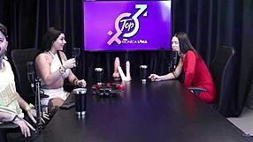 Monica Lima Strips After Losing Game, Revealing Huge Tits For Dieni Gaúcha Sheer Red