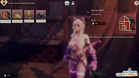 Hentai game with customizing Nephelym and femdom action