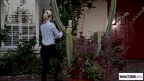 dominant lesbian cop gets rimmed by submissive captive in fetish scene