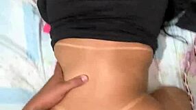 Amateur video of a hot Brazilian woman having sex with her cousin at a barbecue