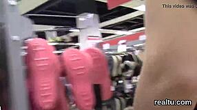 Watch the exquisite Czech teen get seduced and nailed in the shop POV