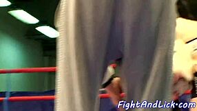 i licked her pussy after wrestling