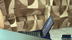 Natural teen 18+ blonde takes selfies with her shaved pussy