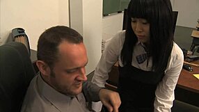 Asian Coed Fucked by Teacher!