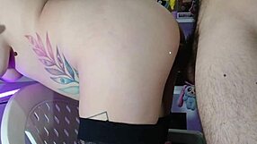 He fucks his curvy stepsister doggystyle