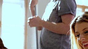 after class, horny teens tiffany and rose have an orgy