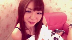 Asian Shemale Model Ayaka Sakuraba Stars in Wild Blowjob Scene