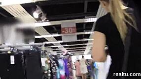 Watch the exquisite Czech teen get seduced and nailed in the shop POV