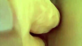 Mature Brunette Cougar Explores Double Penetration with Fake Tits and Toys in Solo Amateur Session