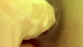 Mature Brunette Cougar Explores Double Penetration with Fake Tits and Toys in Solo Amateur Session