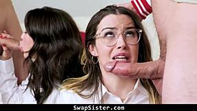 Girls Touch Stepbrothers Cocks