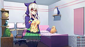 Sakura gamer explores lesbian interactions in part 6 clover ending.