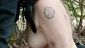 2025 04 16 female slave in forest walking and dogging