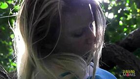 i climbed the tree to finger my squirting pussy outdoors