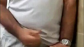 Old Man Unleashes Big Sperm