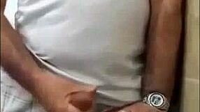 Old Man Unleashes Big Sperm