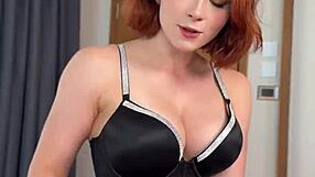 Passionate Mistress Dominates with Handjobs and Footjobs. She Rides and Tastes Cum with Dirty Talk