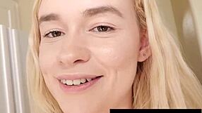 Petite Blonde Endures Intense Stepdad Fucking