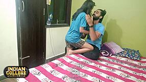 Skinny desi girlfriend gets roughly fucked by indian hunk in homemade video