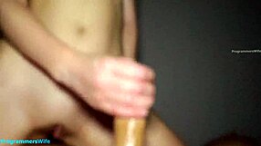 pov handjob with huge pussy riding natural tits oiled fuck