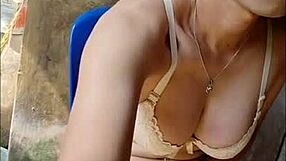 Casual-Narrative: Just saw an amateur shemale nervously playing with toys in open bathroom