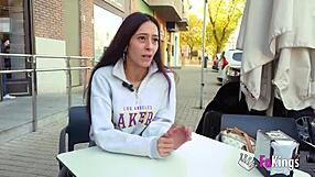 Petite Sofia Squeezes 10-Inch Cock, Nympho in Bathroom Action