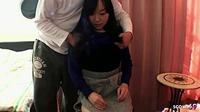 petite japanese virgin teen, want to see her first rough fuck with an old guy?