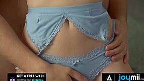 horny blonde kicks off morning sucking bfs big cock before riding hard