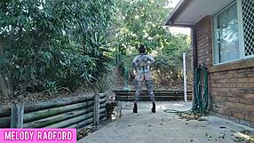 melody radford tries micro bikini, twerks and slaps her huge ass