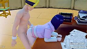 boruto fucks hinata at hokage's office