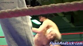 i licked her pussy after wrestling