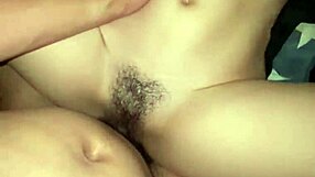 Quick fuck with pinay girlfriend leads to tight pussy creampie