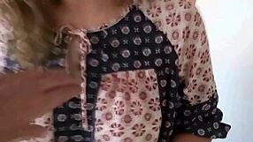 Stepson Watches and Touches Mommy's Tits Leading to Big Cumshots