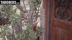 Teen lesbian rides pretty face!