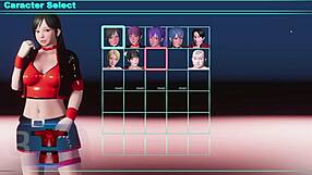 Feel the thrill of battling in this sexy fighting game