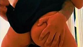 fucking the dick full of milk nicely with big tits couple