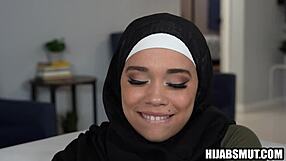 virgin girl in hijab loses innocence to step brother