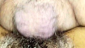 i admire my wife's natural hairy beaver and creamy texture