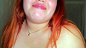 Stepbrother eating redhead stepsister's pussy?