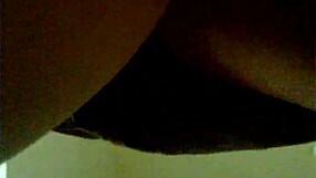 Ebony beauty performs striptease with clothes ripped, revealing wet pussy