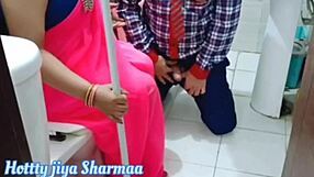 Desi Hot Sex with Sexy Housewife Riding Hard in Public Underwear Scene