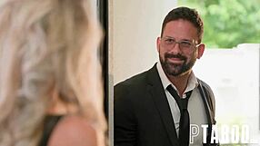 Shalina Devine and Lorenzo Viota Engage in Taboo POV Assfucking with Small 18+ Tits and Blowjob