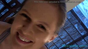 busty stacy cruz gets nude whipping for laziness in garage