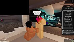 What a Lucky Day: Muff Diving and Creampie in Roblox Condo